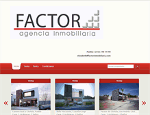 Tablet Screenshot of factorinmobiliaria.com